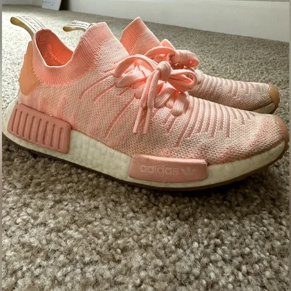 Athletic Shoes Nmd R1 Womens Peach Pink Adidas Shoes Adidas Nmd R